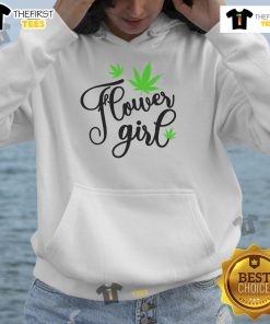 Good Flower Girl Cannabis Leaf Hoodie featuring a vibrant cannabis leaf design on a stylish hoodie.