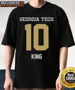 Good Georgia Tech Yellow Jackets Football Haynes King T-Shirt, featuring team colors and logo, perfect for fans.