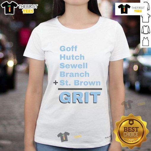 Good Goff Hutch Sewell Branch St Brown Ladies Tee featuring stylish design and comfortable fit for sports fans.