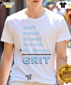 Good Goff Hutch Sewell Branch St Brown T-Shirt featuring vibrant graphics and comfortable fabric for fans.