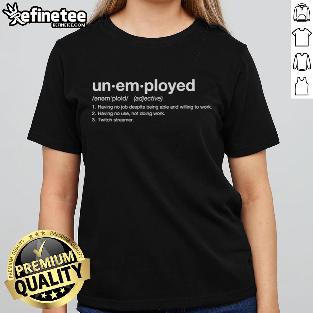Good Grandpoobear Unemployed Ladies Tee Good Grandpoobear Unemployed Ladies Tee featuring a fun graphic design on a stylish women's shirt.