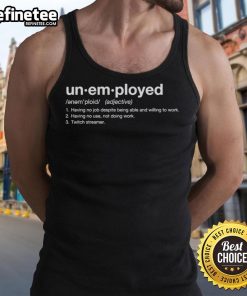 Good Grandpoobear Unemployed Tank Top featuring a fun graphic design, perfect for casual wear and expressing personality.