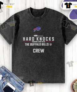 Good Hard Knocks Training Camp with the Buffalo Bills washed t-shirt featuring team logo and vintage style design.