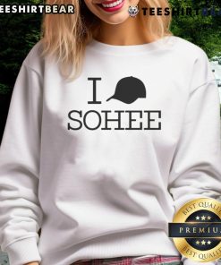 Good I Hat Sohee Cap Sweatshirt in trendy style, showcasing a cozy fit and vibrant design perfect for casual wear.