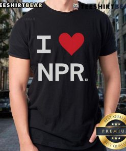 Good I Heart NPR T-Shirt featuring a vibrant design for public radio fans, perfect for casual wear and NPR supporters.
