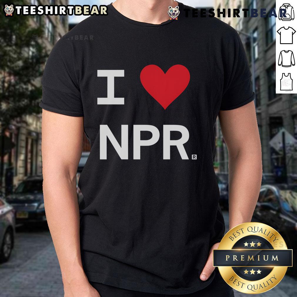 Good I Heart Npr T Shirt Good I Heart NPR T-Shirt featuring a vibrant design for public radio fans, perfect for casual wear and NPR supporters.