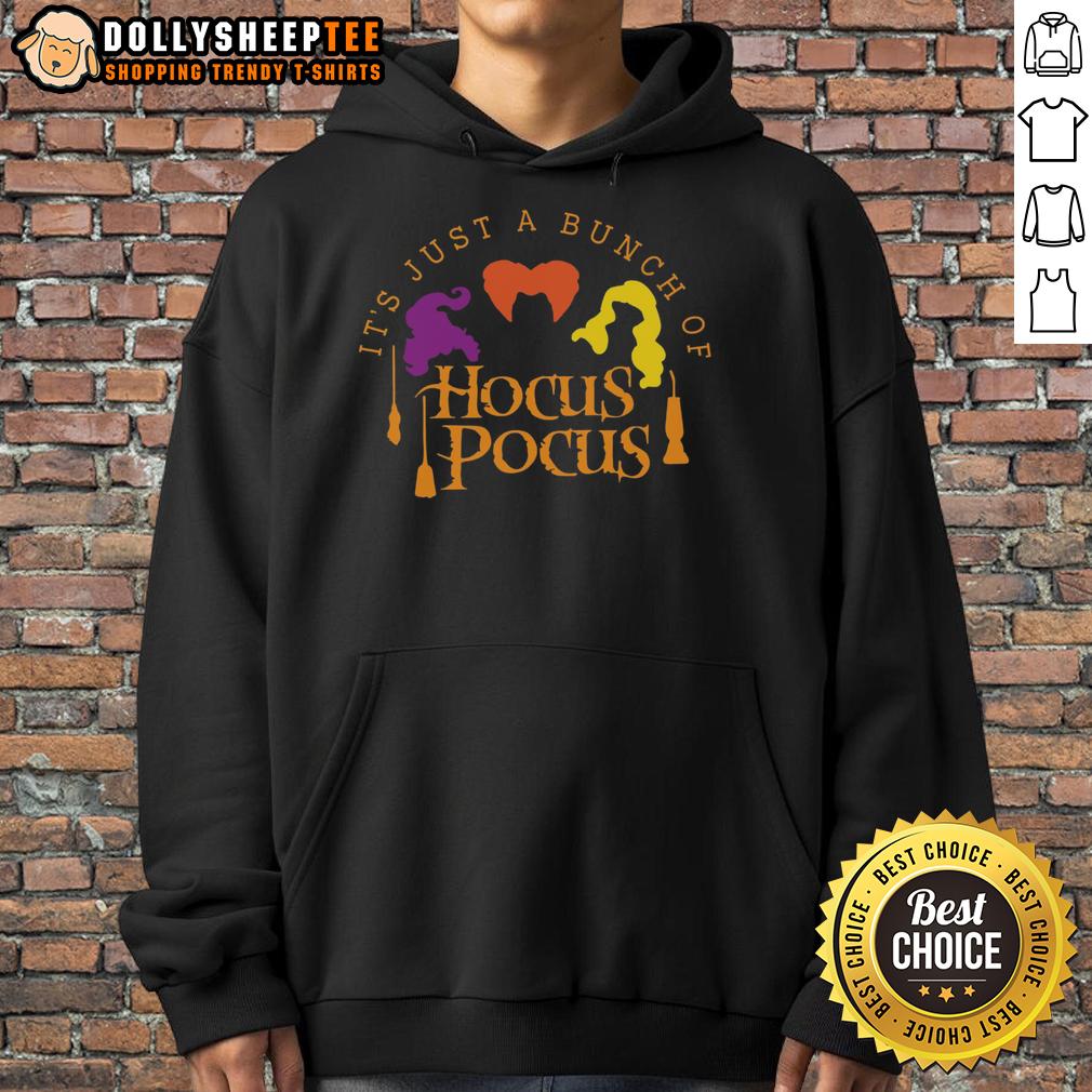 Good It'S Just A Bunch Of Hocus Pocus Hoodie Stylish 'Good, It's Just a Bunch of Hocus Pocus' hoodie featuring spooky graphics, perfect for Halloween festivities.