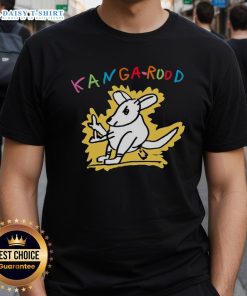 Alt Text: Good Kanga-Rood T-Shirt featuring a colorful kangaroo design on a soft cotton fabric, perfect for casual wear.