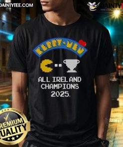 Good Kerry Men All Ireland Champions 25 T-Shirt featuring vibrant colors and sports graphics celebrating Kerry's victory.