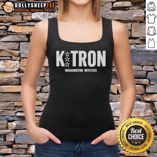 Good Kitron Washington Mystics tank top featuring team colors and logo, perfect for fans and summer wear.
