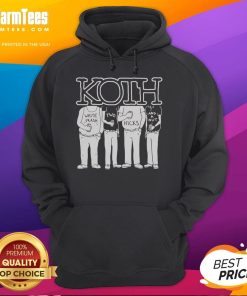 Good Koth White Trash Two Hicks and a Nut hoodie featuring a fun graphic design, perfect for casual wear.