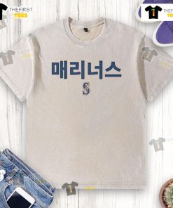 Good Mariners Korean Heritage Night 2025 washed t-shirt featuring vibrant graphics and soft fabric for ultimate comfort.