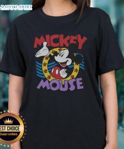 Good Mickey Mouse Stars Ladies Tee featuring a stylish design with Mickey Mouse and star patterns for women.