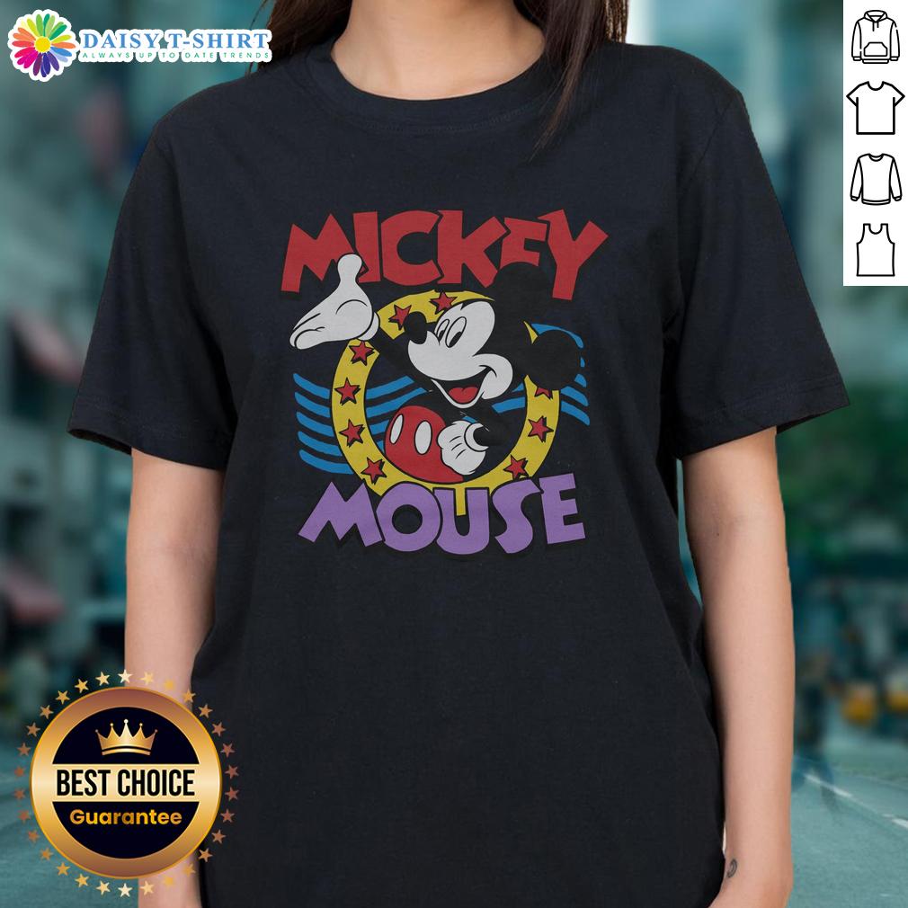 Good Mickey Mouse Stars Ladies Tee Good Mickey Mouse Stars Ladies Tee featuring a stylish design with Mickey Mouse and star patterns for women.