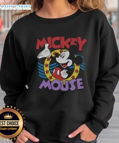 Cozy Good Mickey Mouse Stars sweatshirt featuring vibrant graphics of Mickey Mouse and stars, perfect for Disney fans.