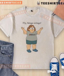 Alt Text: Good Nascr Fly Bingo Wings Washed T-Shirt featuring a stylish design, perfect for casual wear and race day.
