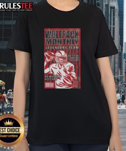 Good NC State Wolfpack Legend Team Ladies Tee showcasing team spirit and style for loyal fans.
