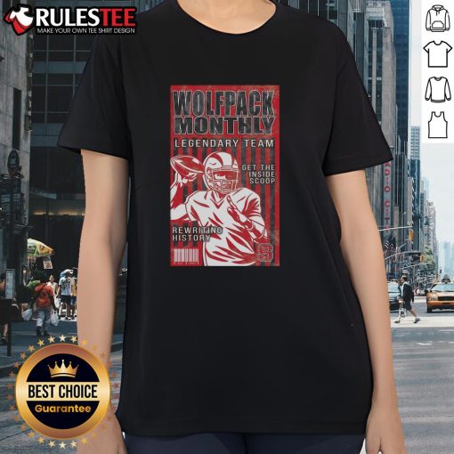 Good NC State Wolfpack Legend Team Ladies Tee showcasing team spirit and style for loyal fans.