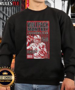 Cozy NC State Wolfpack Legend sweatshirt featuring a stylish design, perfect for fans seeking insider scoop on team spirit.