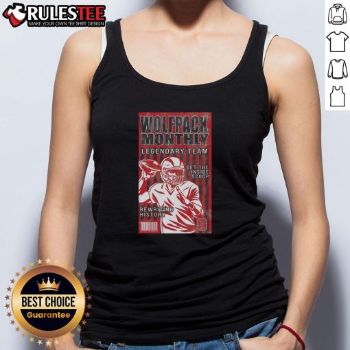 Good NC State Wolfpack Legend Team Get In The Inside Scoop tank top featuring bold graphics and vibrant team colors.