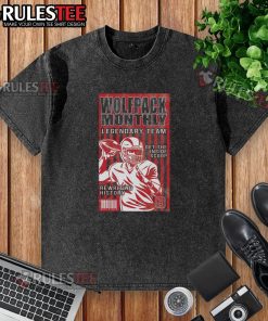 Good NC State Wolfpack Legend Team Get In The Inside Scoop washed t-shirt featuring bold team graphics and comfortable fit.