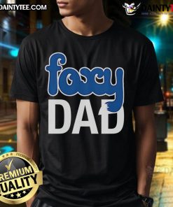 Alt Text: Good Nick Wilde wearing a stylish Foxy Dad T-shirt, showcasing his charming personality and playful fox character.