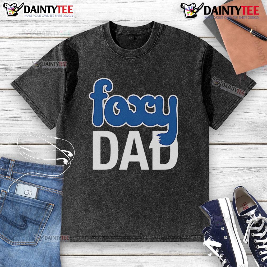 Good Nick Wilde Wearing Foxy Dad Washed T Shirt Nick Wilde wearing a 'Foxy Dad' washed t-shirt, showcasing a playful and stylish look in a vibrant setting.