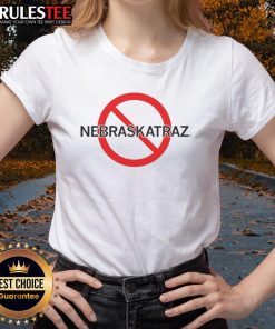 Good No Nebraskatraz logo on a stylish ladies tee, perfect for fans of unique Nebraska-themed apparel.
