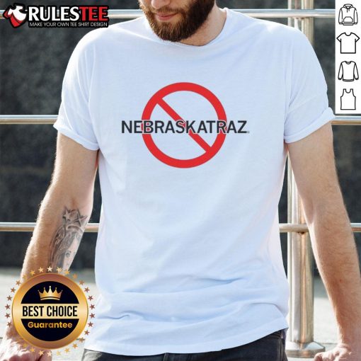 Good No Nebraskatraz Logo T-Shirt featuring a bold, eye-catching design for unique style and comfort.