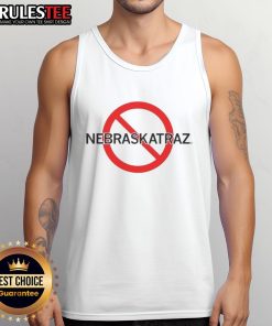 Good No Nebraskatraz logo tank top featuring a unique design for casual style and comfort.