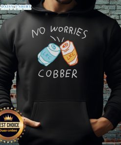 Good No Worries Cobber LKC Cans Hoodie featuring a stylish design in vibrant colors, perfect for casual wear.