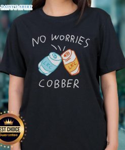 Good No Worries Cobber LKC Cans Ladies Tee featuring a stylish design perfect for casual wear and outdoor activities.