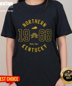 Good Northern Kentucky University Collegiate Circle ladies tee featuring a stylish design in school colors.