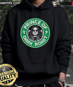 Good Osbourne Tribute Coffee Prince of Dark Roast Hoodie featuring a unique graphic design and stylish fit for coffee lovers.