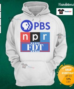 Good PBS NPR FDT hoodie featuring a stylish design, perfect for fans of public broadcasting and cozy casual wear.