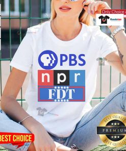 Good PBS NPR FDT Ladies Tee featuring a stylish design for fans of public broadcasting and NPR merchandise.