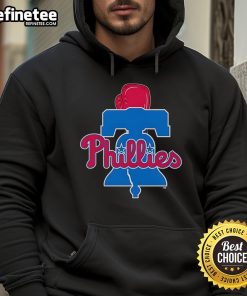2025 Philadelphia Phillies baseball hoodie featuring the iconic bell logo, perfect for fans and collectors.
