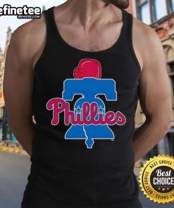 Good Philadelphia Phillies baseball 2025 Bell logo tank top featuring a stylish design for fans and summer wear.
