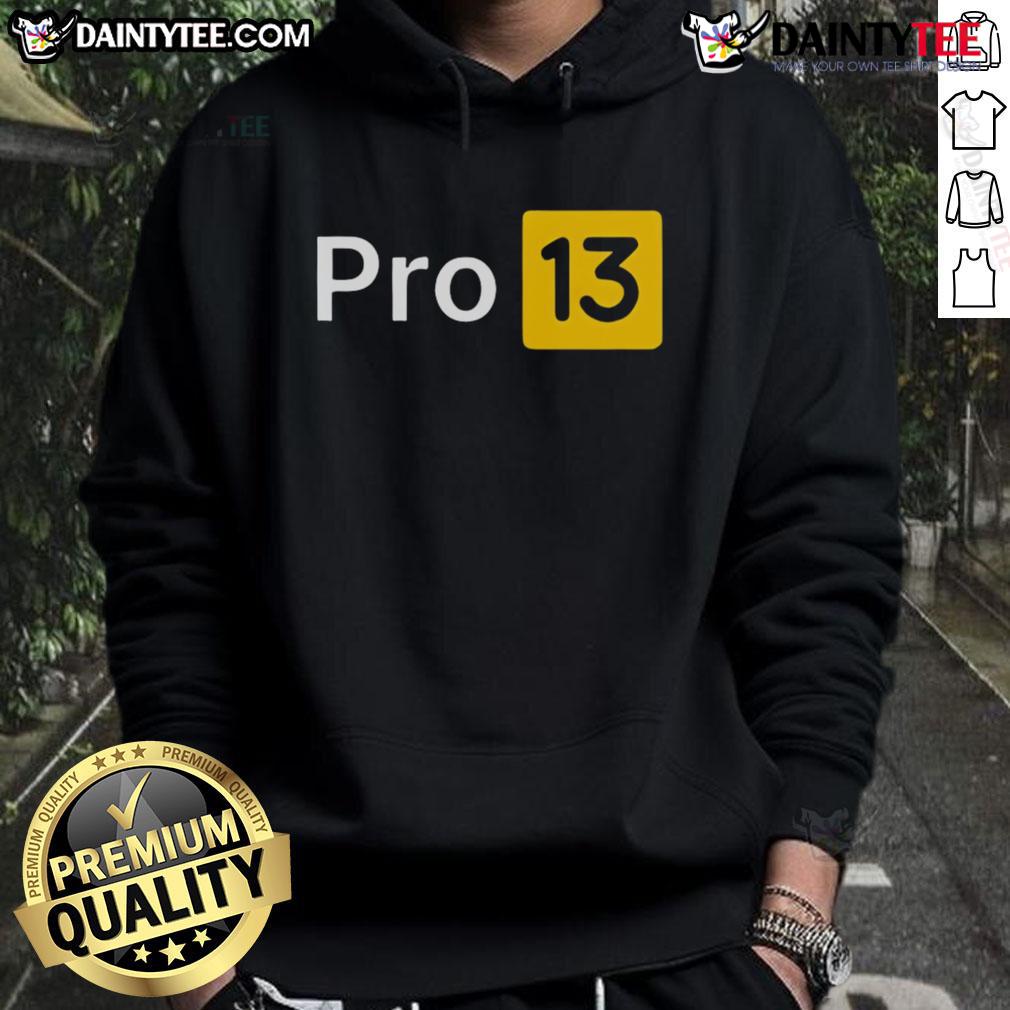 Good Pro 13 Logo Hoodie Good Pro 13 logo hoodie featuring a stylish design in black, perfect for casual wear and showcasing brand identity.