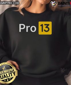 Good Pro 13 Logo Sweatshirt in stylish design, perfect for casual wear and showcasing your unique fashion sense.