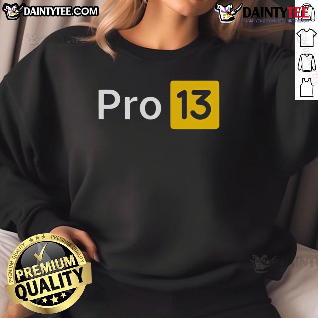 Good Pro 13 Logo Sweatshirt Good Pro 13 Logo Sweatshirt in stylish design, perfect for casual wear and showcasing your unique fashion sense.