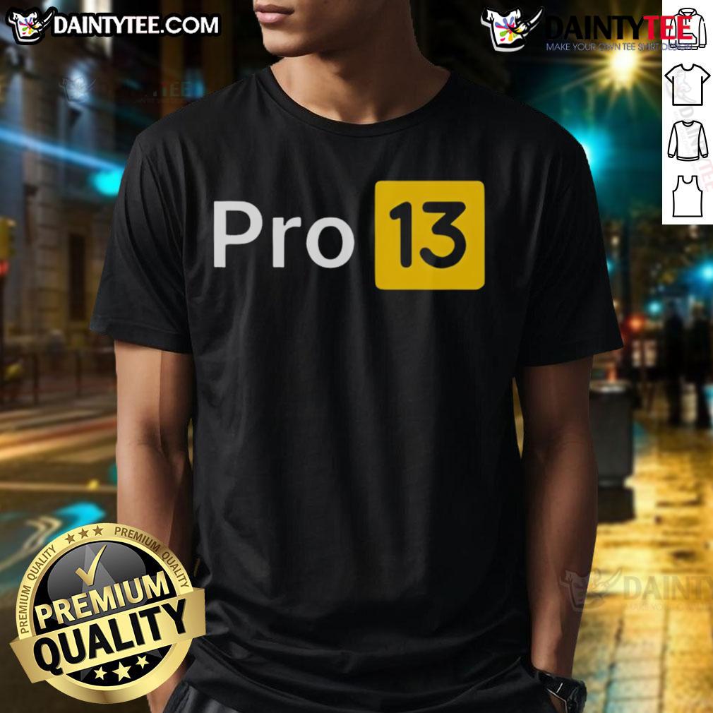 Good Pro 13 Logo T Shirt Good Pro 13 logo t-shirt featuring a stylish design, perfect for trendy casual wear and showcasing brand identity.