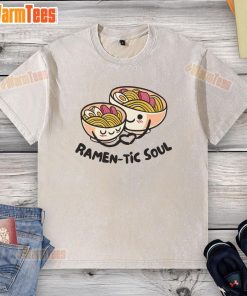 Alt Text: Good Ramen Tic Soul Washed T-Shirt featuring a vibrant ramen graphic, perfect for casual wear and food lovers.