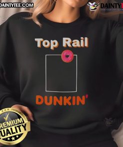 Good Red Sox top rail Dunkin sweatshirt featuring a vibrant design perfect for Boston fans and casual wear.
