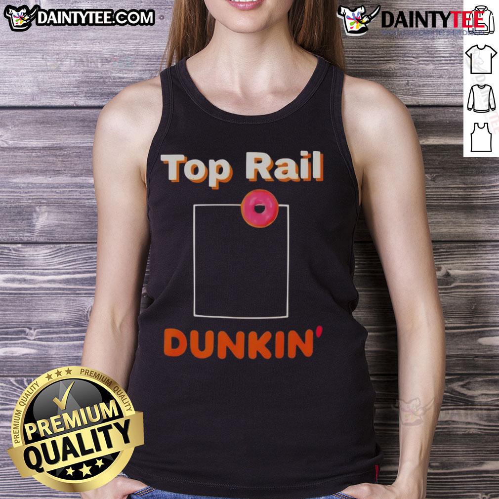 Good Red Sox Top Rail Dunkin Tank Top Alt Text: Good Red Sox Top Rail Dunkin Tank Top featuring vibrant colors and team logo, perfect for baseball fans.