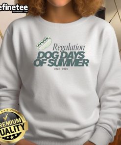 Good Regulation Dog Days of Summer 2024-2025 sweatshirt featuring a vibrant design perfect for summer style.