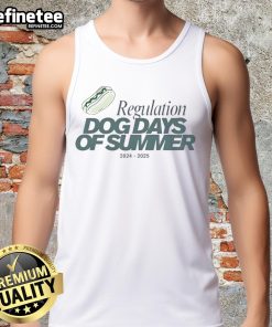 Good Regulation Dog Days of Summer 2024-2025 tank top featuring a vibrant, playful design for summer fashion.