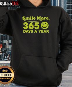 Good Roman Atwood Smile More 365 Days a Year hoodie featuring a vibrant design and comfortable fit for everyday wear.