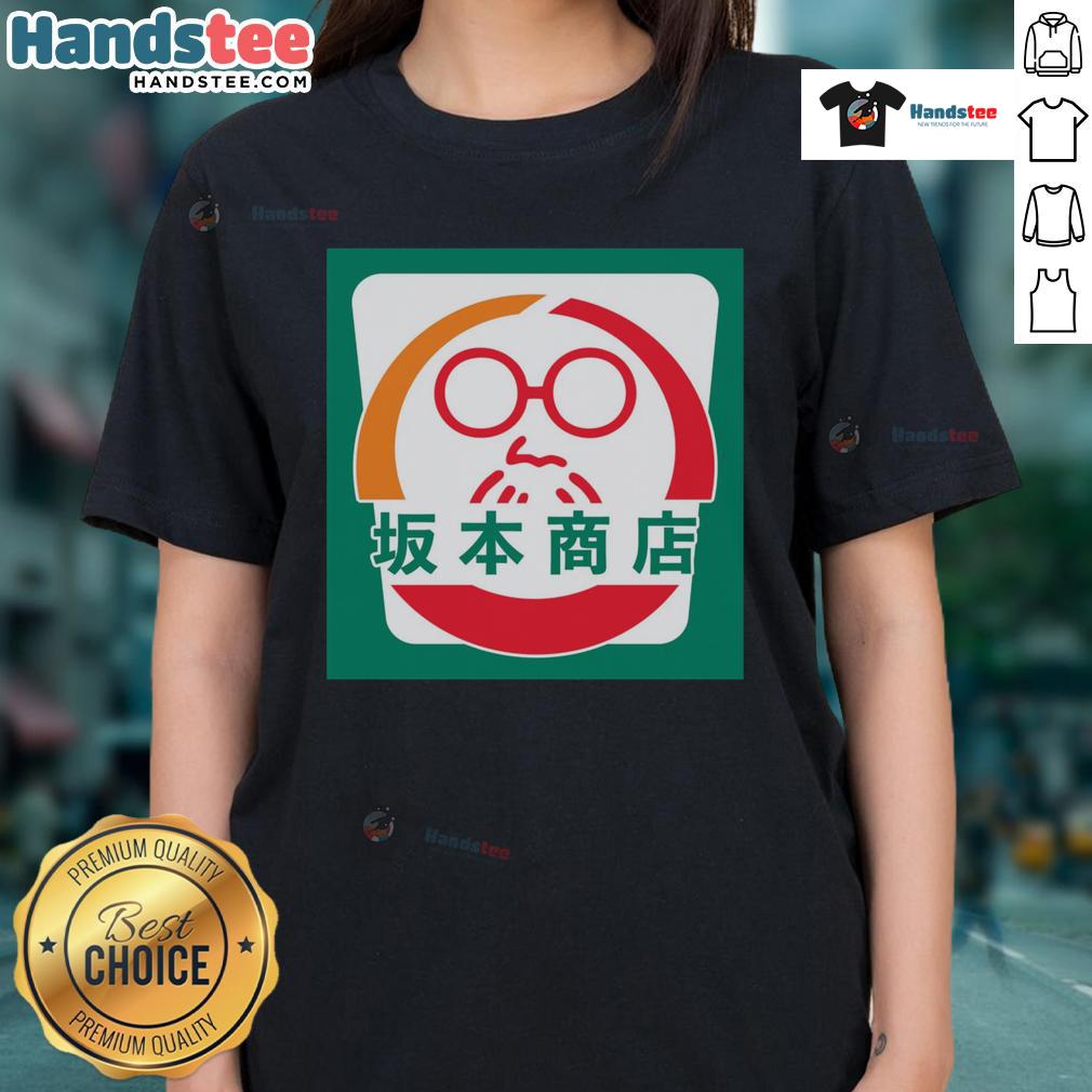 Good Sakamoto Convenience Store Ladies Tee Good Sakamoto Convenience Store Ladies Tee featuring a stylish design perfect for casual wear and anime fans.