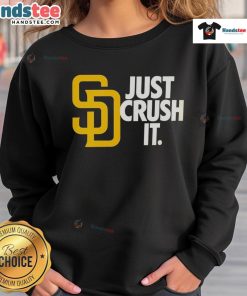 Stylish San Diego Padres MLB baseball sweatshirt featuring bold graphics, perfect for showing team pride and comfort.